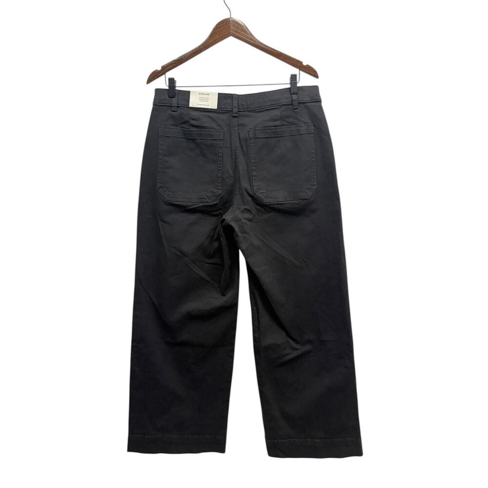 Everlane The Utility High Rise Wide-Leg Pants in Black size 12R NWOT - Picture 4 of 8